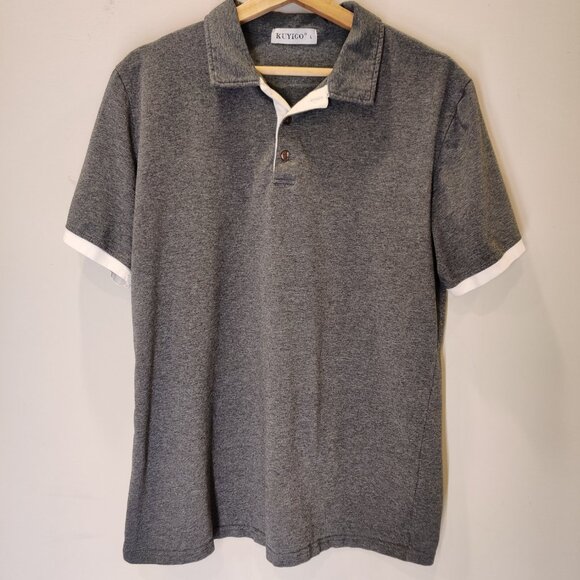 4 Pack Mens Classic Dry Fit Short Sleeve Polo Shirts Casual Basic | Cotton - Picture 3 of 9